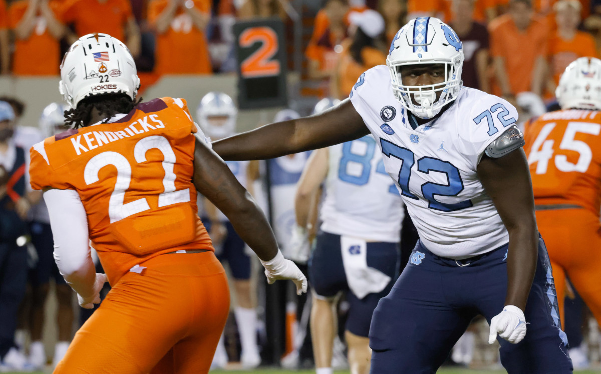 North Carolina Offensive Lineman Asim Richards